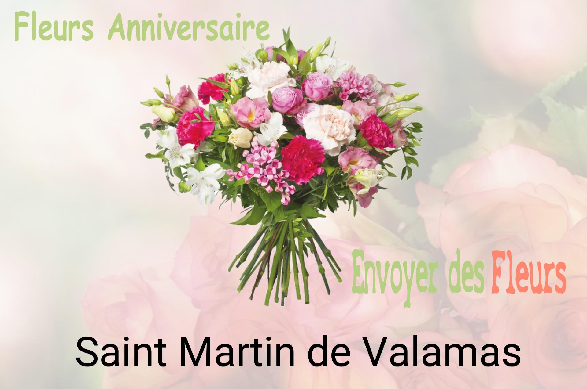 Bouquet de fleurs d’anniversaire livré à Saint-Martin-de-Valamas